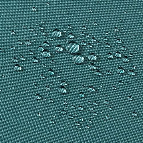 N&Y HOME Fabric Shower Curtain or Liner with Magnets, Teal