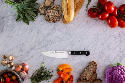 ZWILLING J.A. Henckels 38401-180 Chef's Knife, 7", Black/Stainless Steel