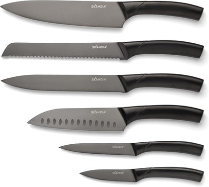 Skandia Beck 7 Piece Knife Block Set