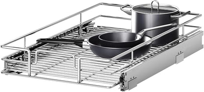 Pull Out Cabinet Organizer 12½" W x 21½" D, Heavy Duty Cabinet Pull Out Shelves, Slide Out Drawers Organization for Kitchen Cabinets Bathroom
