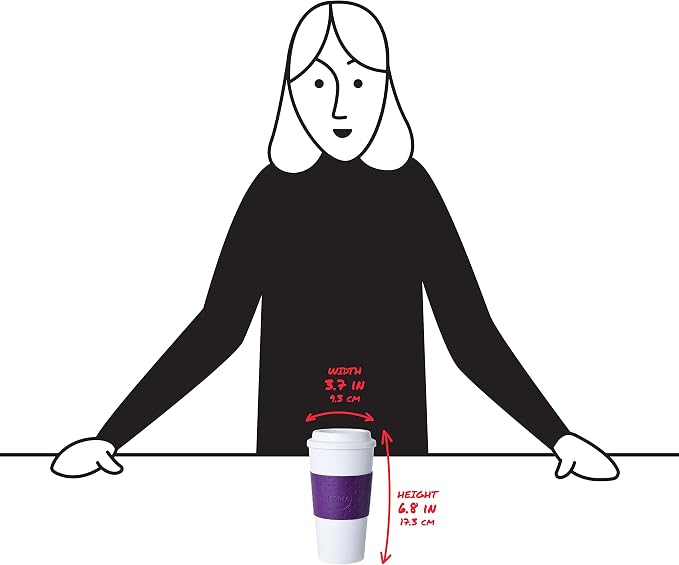 Copco Acadia Travel Mug, 16 Ounce, Plum
