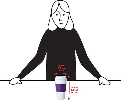 Copco Acadia Travel Mug, 16 Ounce, Plum