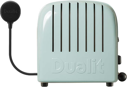 Dualit Classic 4 Slice NewGen Toaster - Stainless Steel - Hand Built in the UK - Replaceable ProHeat elements - Defrost Bread - Mechanical Timer - Eucalyptus Classic Toaster