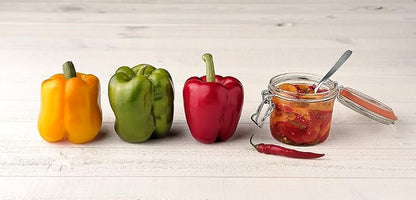 Le Parfait Super Terrine 200mL (7oz) Zero Waste Eco-Friendly Glass Storage Jars with Lids, Airtight, Oven & Freezer Safe, BPA-Free, Food Storage & Preserving, Made in France, 6PK