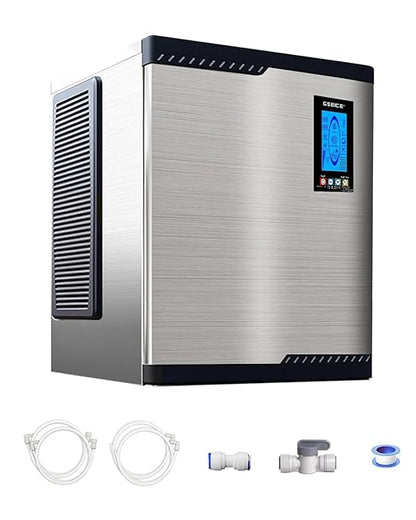Commercial Ice Maker Machine Head Only, 800lbs/24H ETL Commercial Ice Maker with Self-Cleaning, DOE&CEC Energy-efficient,48 Hours Timer, Stainless Steel Ice Maker for Restaurant Bar Cafe Hotel