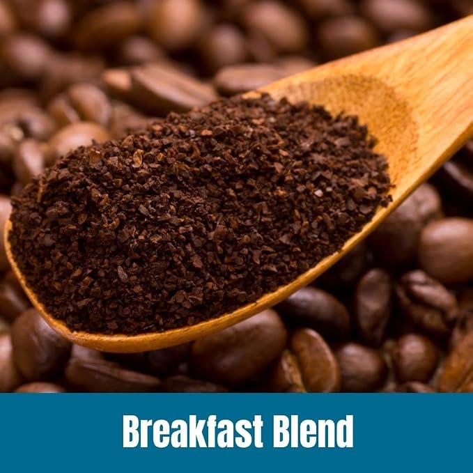 Door County Coffee Breakfast Blend Ground Coffee - Medium Roast - 100% Specialty Arabica - 10 oz Bag