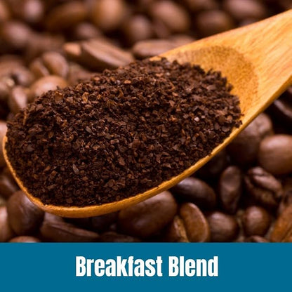 Door County Coffee Breakfast Blend Ground Coffee - Medium Roast - 100% Specialty Arabica - 10 oz Bag