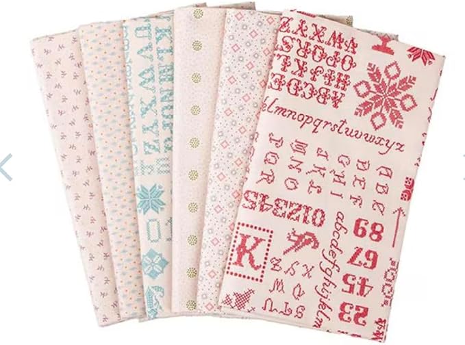Riley Blake Piece & Plenty by Lori Holt of Bee in My Bonnet and It’s So Emma, Perfect for Quilting, Apparel, DIY Crafting, and Home Decor (Latte 1-Yard Bundle)