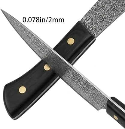 Chef Knife 8 Inch,Light Kitchen Knife, Ideal for All-Around Food Preparation with Damascus Steel Knife,Ultra Sharp Japanese Knife with Ergonomic Handle