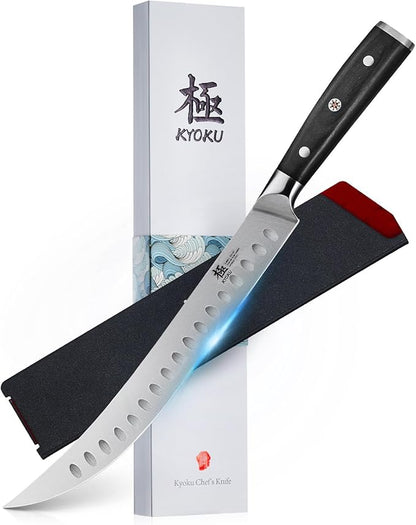 KYOKU Samurai Series Knife Japanese Style1 (Scimitar Knife, 10")