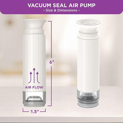 HOLDN’ STORAGE Vacuum Food Storage Containers Manual Pump – Keep Food Fresh Longer, BPA-Free Glass, Leak-Proof, Ideal for Meal Prep, Marinating.