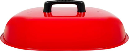 NESCO MWR18‑12 Electric Roaster Oven for Family‑Size Meals, Red 18‑Quart Countertop Roaster with Circle of Heat Heating Technology