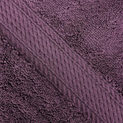 SUPERIOR Egyptian Cotton Ultra Plush & Absorbent, 3 Piece Set, Plum