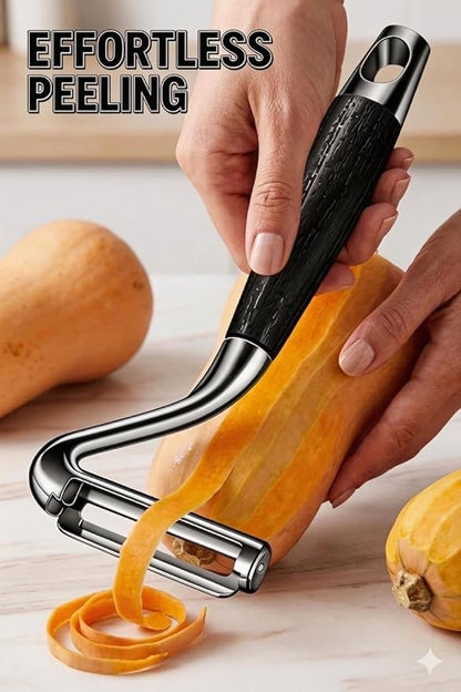 Vegetable Peeler,5 Years Warranty,Potato Peeler,Effortless Peeling,Kitchen Sharp Stainless Steel Blade Veggie Gadgets for Fruit Apple Carrot Pumpkin Pineapple SugarCane,Dishwasher Safe