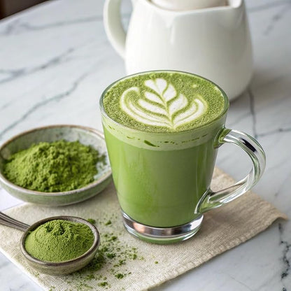 Soeos Organic Matcha Powder, Matcha Green Tea Powder, 2 oz (2 Pack), Total 4 oz, Antioxidant-Rich Matcha Powder for Lattes, Smoothies and Baking, Recyclable Bags