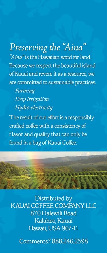 Kauai Hawaiian Ground Coffee, Koloa Estate Medium Roast - Gourmet Arabica From Hawaii's Largest Coffee Grower, Bold, Rich Blend, 10 Ounce (Pack of 4)
