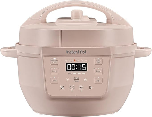 Instant Pot 4QT RIO Mini 7-in-1 Multi-Cooker, Pressure Cooker, Slow cook, Sauté, Steam, Rice Maker, Yogurt, & Warmer, Rosewater, 4 Quarts
