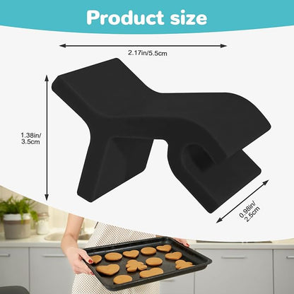 Baking Sheet Stackers,Meal Prep Baking Sheet And Dividers, Pan Separators For Stacking, Stackable Cooling Racks For Baking,Reusable Stacking Clips For Home Kitchen (16PCS-Black)