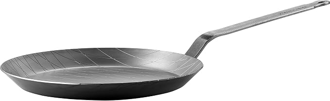 ZWILLING Forged 9.5-Inch Carbon Steel Frying Pan, PFAS-Free Pre-Seasoned Frying Pan, Induction Compatible Skillet, Oven Safe Carbon Steel Cookware