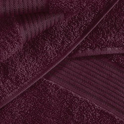 Belizzi Home Cotton 2 Pack Oversized Bath Sheet 35x70, Large Bath Sheet, Ultra Soft, Absorbent, Compact, Eco-Friendly, Recyclable, Quick Drying and Lightweight Towel - Burgundy