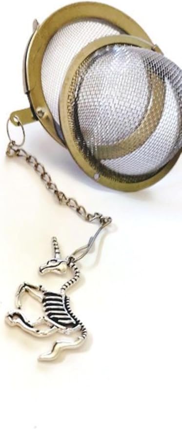 Unicorn Skeleton Tea Strainer Infuser or Brewing Dried herbal Tea Leaves