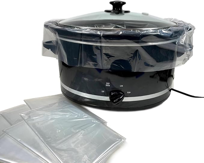 Regency Wraps Slow Cooker Saver, Time Saving, Non-Stick Liners For Easy Clean Up After Making Stews Soup and Meat, Store and Reheat Food, 20 x 12, Pack of 12