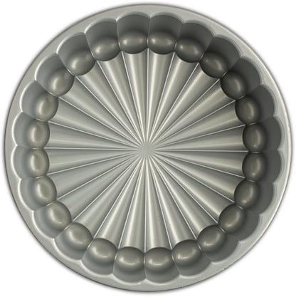 Nordic Ware Charlotte Cake Pan, 6-Cup/1.4 Liters, Toffee (Pack of 3)