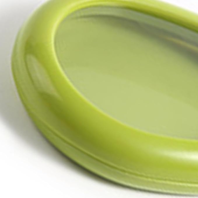 AUNMAS Clear Food Storage Container, Freezer Airtight Fruit Vegetable Saver, Pantry Organization for Avocado Kitchen Fridge(Green)