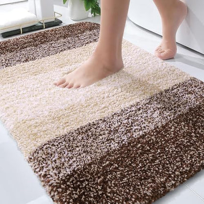 OLANLY Bathroom Rugs Mat 30x20, Extra Soft Absorbent Microfiber Bath Rugs
