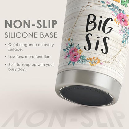 Sister Gifts - Sister Stainless Steel 20oz Tumbler, Insulated Travel Mug, Gifts for Birthday, Christmas, Women, Girls, Best Friends