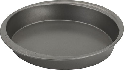 GoodCook Everyday Nonstick Steel Round Cake Pan, 9-Inch, Gray