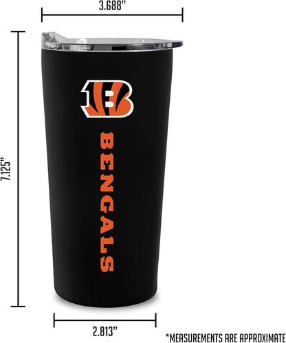 Rico Industries NFL Football Soft Touch, Easy Grip Tumbler