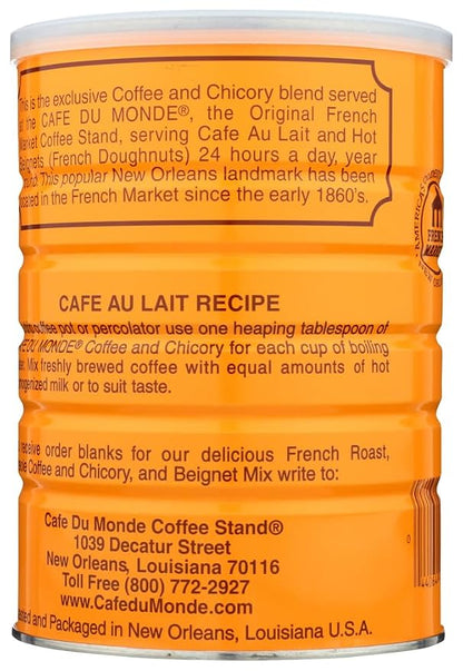 Half a Dozen Cans (6 Cans) of Coffee Du Monde - 15 oz. cans