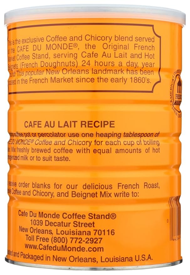 Cafe Du Monde Coffee Chicory, 15 Ounce (Pack of 3)