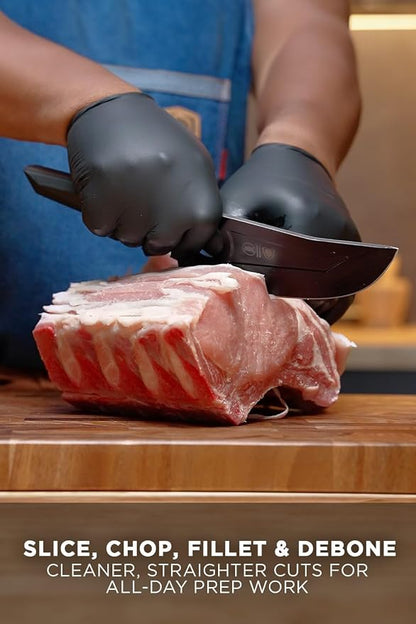 Dalstrong Venator Chef Knife - 7 inch - Shadow Black Series - Razor Sharp Kitchen Knife - Black Titanium Nitride Coated - High Carbon - 7CR17MOV-X Vacuum Treated Steel - Sheath - NSF Certified