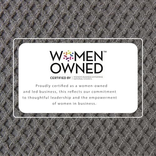 Great Bay Home Bath Towels - 100% Cotton 6 Piece Towel Set - Diamond Waffle Weave - Absorbent, Durable, Quick-Dry Towels for Bathroom (Dark Grey)