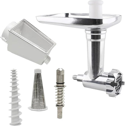 Replacement Fruit and Vegetable Strainer Attachment and Food Tray ，Compatible with KitchenAid Artisan Series 5 Quart Tilt Head Stand Mixer &5/6/7 Quart Bowl-Lift Stand Mixer