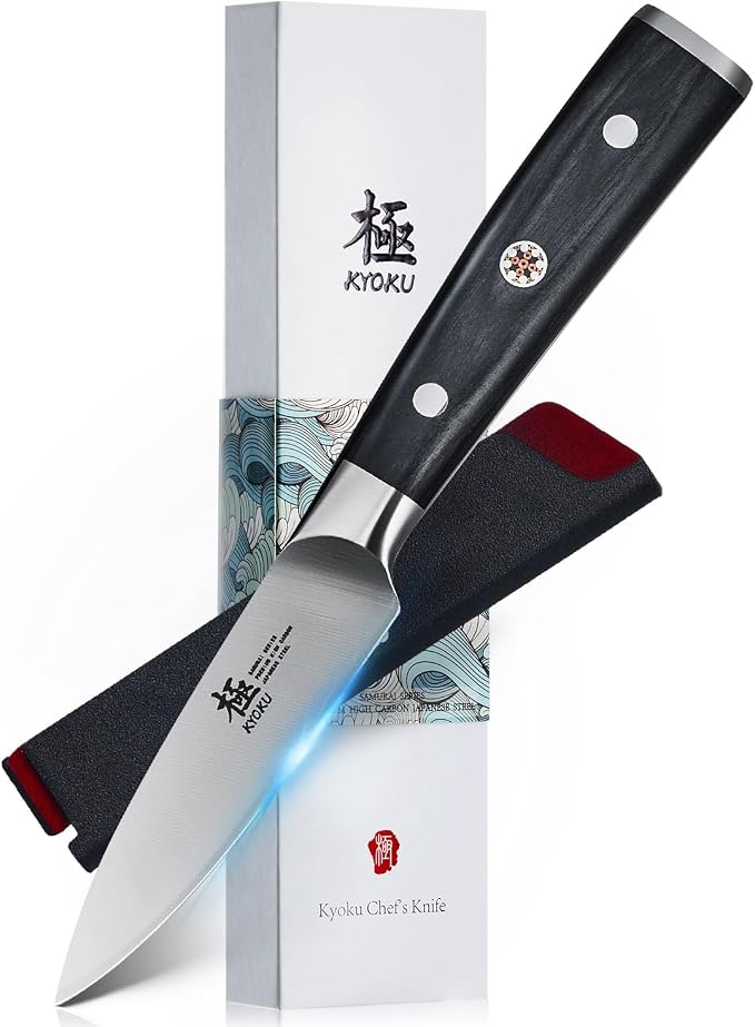 KYOKU Samurai Series Knife Japanese Style1 (Paring Knife, 3.5")