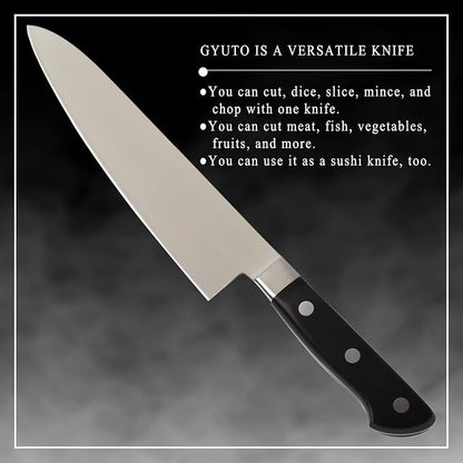 Japanese Chef Knife Premium Molybdenum Stainless Steel, Gyuto 9.5-inch (240mm)