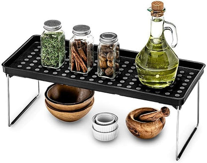 madesmart Cabinet Large Stacking Shelf, Carbon
