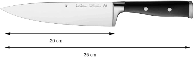 WMF 20 cm Grand Class Chef's Knife, Black