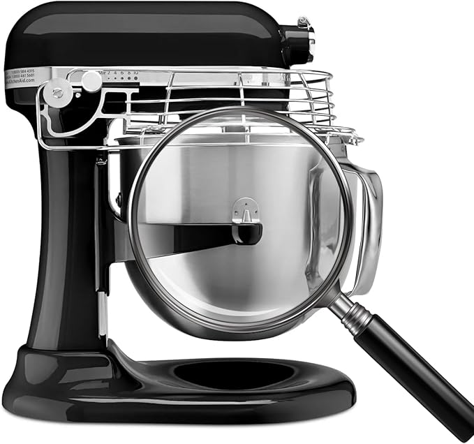 Stainless Steel 7QT Mixer bowl Fit for KitchenAid Bowl-Lift Stand Mixer,7 Quart Mixing Bowl with Handle