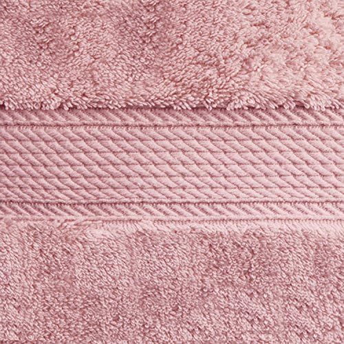 SUPERIOR Egyptian Cotton Plush & Absorbent, Hand Towel Set of 4, Tea Rose