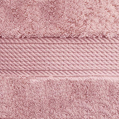 SUPERIOR Egyptian Cotton Plush & Absorbent, Hand Towel Set of 4, Tea Rose