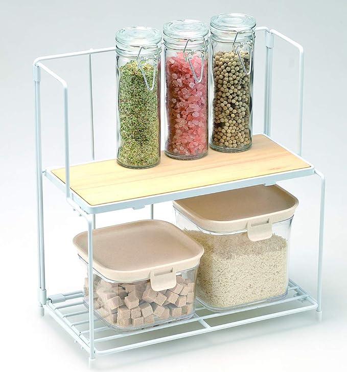 パール金属(PEARL METAL) HB-5082 Condiment Rack, wht
