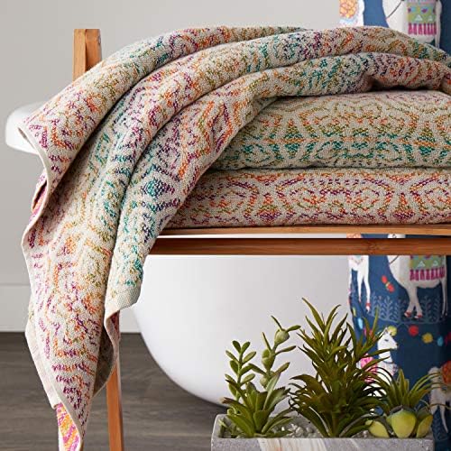 SKL Home Rhapsody Bath Towel, Premium 100% Cotton, Multi