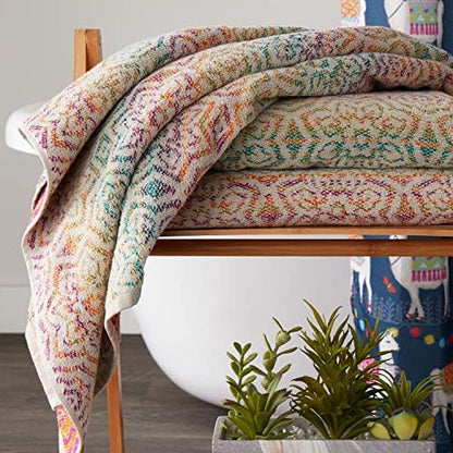 SKL Home Rhapsody Bath Towel, Premium 100% Cotton, Multi