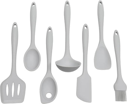 Chef Craft Premium Silicone Basting Spoon, 11 inch, Gray