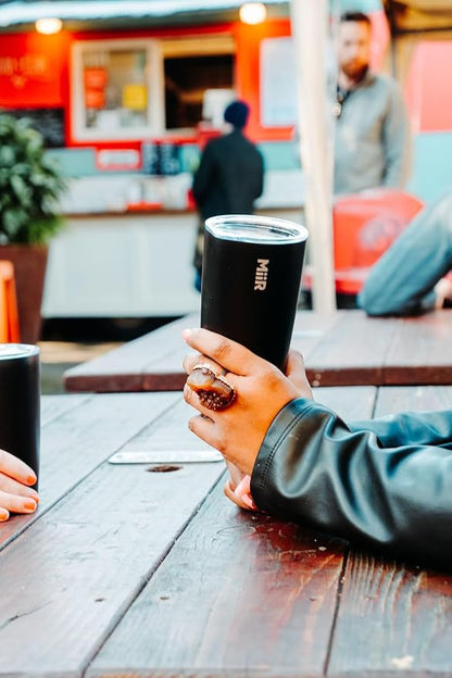MiiR Tumbler, 12oz | Insulated Stainless Steel with Press Fit Slide Lid – Splash Proof Design, Holds Hot & Cold Beverages, Cup Holder Compatible