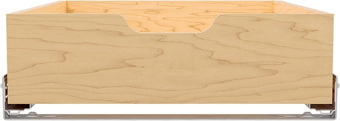 Rev-A-Shelf Standard Pullout Kitchen Cabinet Organizer with BLUM Soft-Close for Base Cabinets, Min Opening Width of 17.75", Wood, 4WDB-18SC-1